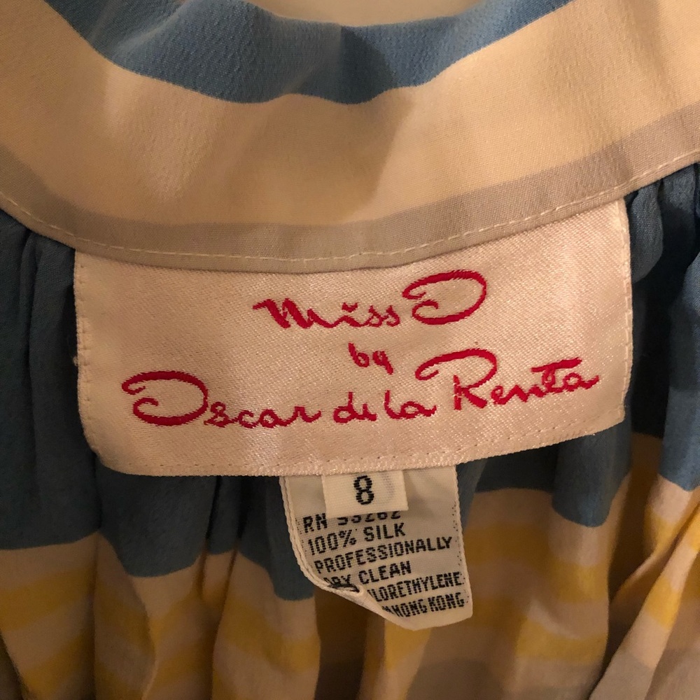 Oscar de la Renta 100% silk maxi skirt - Picture 6 of 8